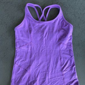 Lovely Purple Athleta Strappy Tank Top